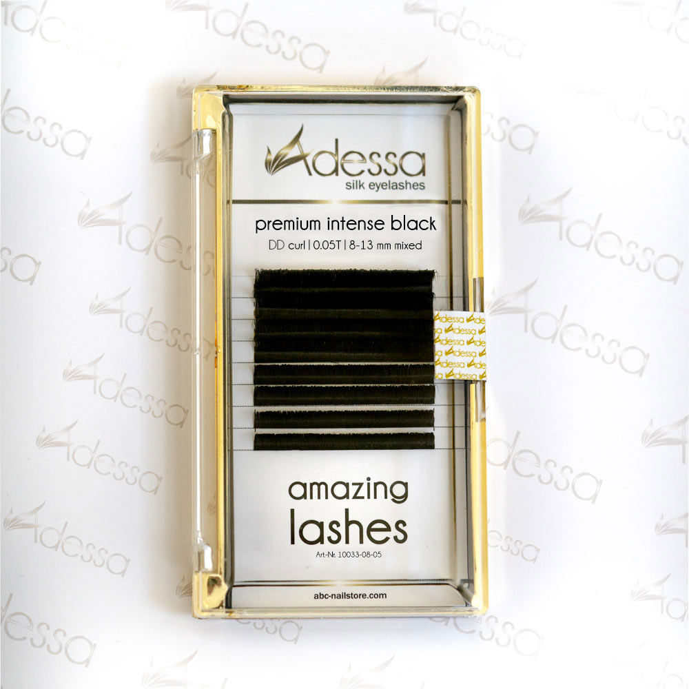 DD curl, mixed 0,05/8-13 mm Adessa amazing lashes black