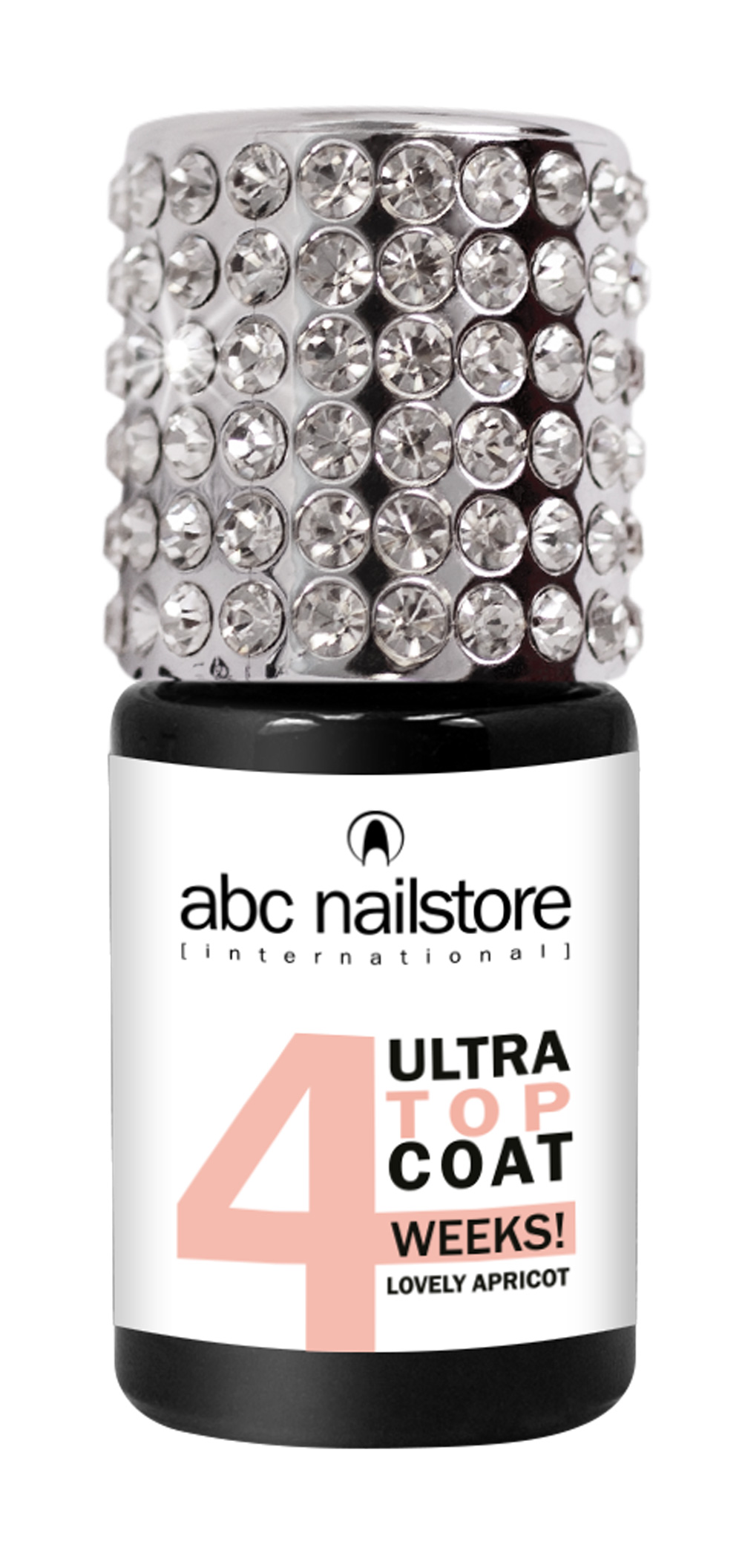 abc nailstore 3DLAC 4WEEKS Ultra Top Coat "lovely apricot", 8ml