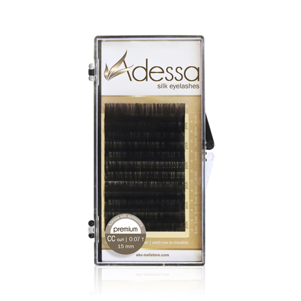 Adessa Silk Lashes Tray, CC curl, 0,07 / 15 mm