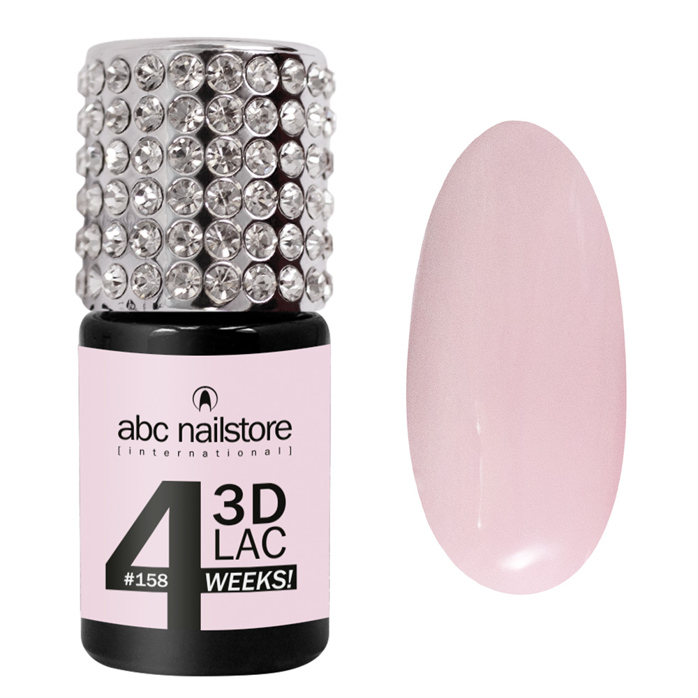 abc nailstore 3DLac 4WEEKS, charming Rose  #158, 8 ml