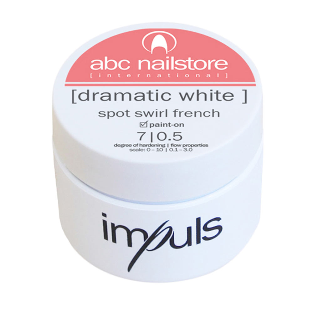 Impuls Dramatic White, French Builder Gel, 5g