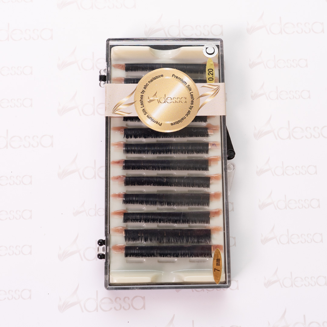 Adessa Silk Lashes Tray, C curl, 0,20 / 7mm