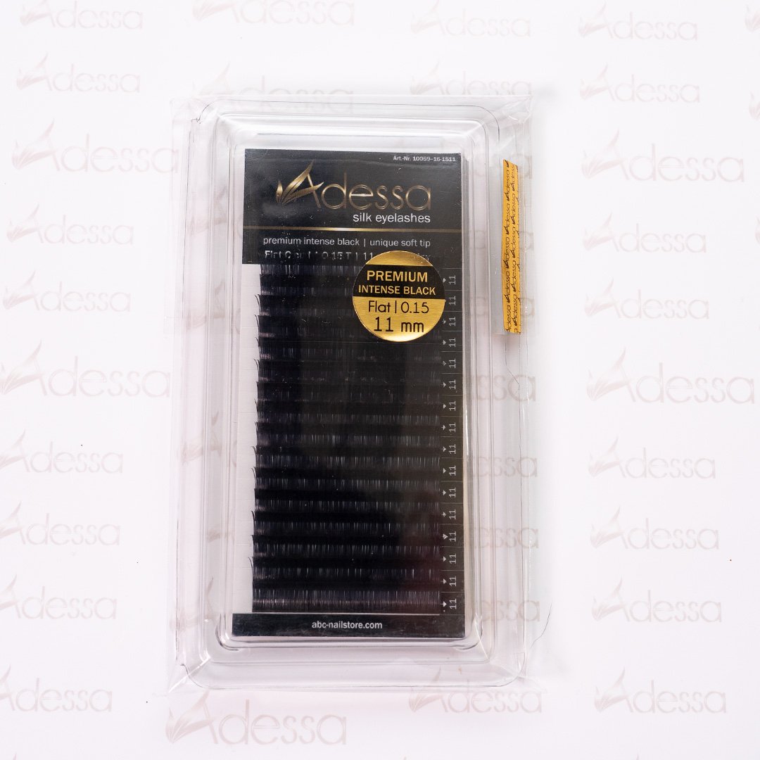 C-Curl, 0,15 / 11mm Adessa Silk Lashes premium flat