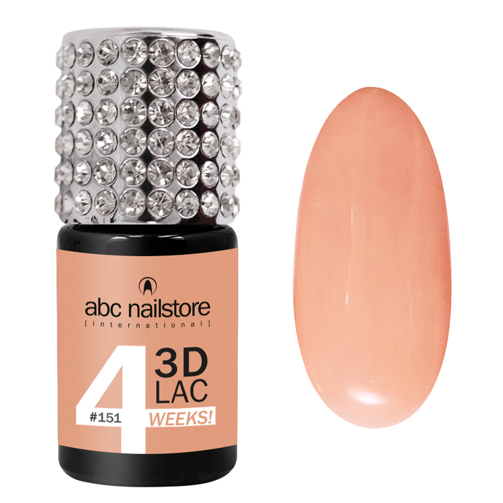 abc nailstore 3DLac 4WEEKS, honey melon  #151, 8 ml