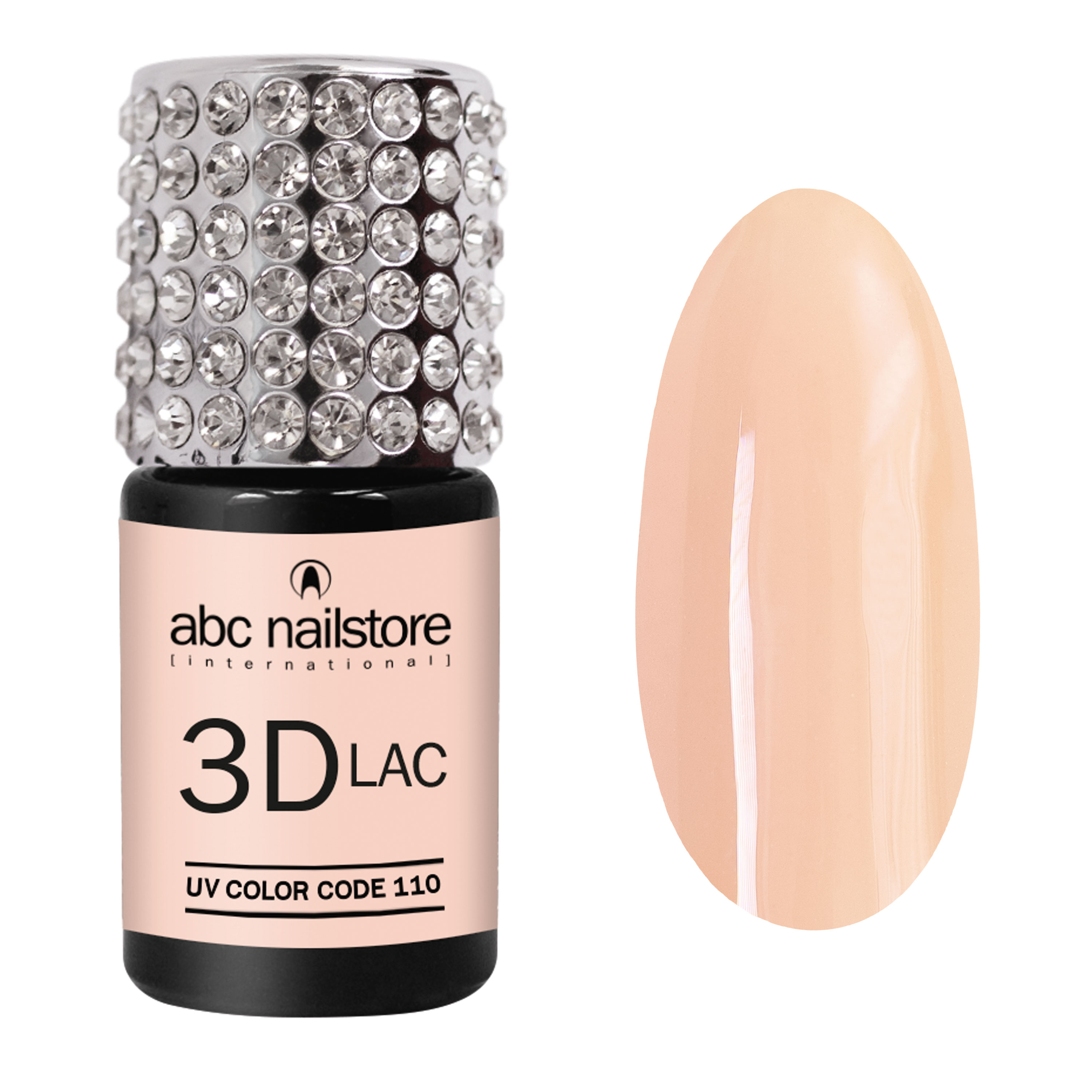 abc nailstore 3DLAC elastic nude cream #110, 8 ml