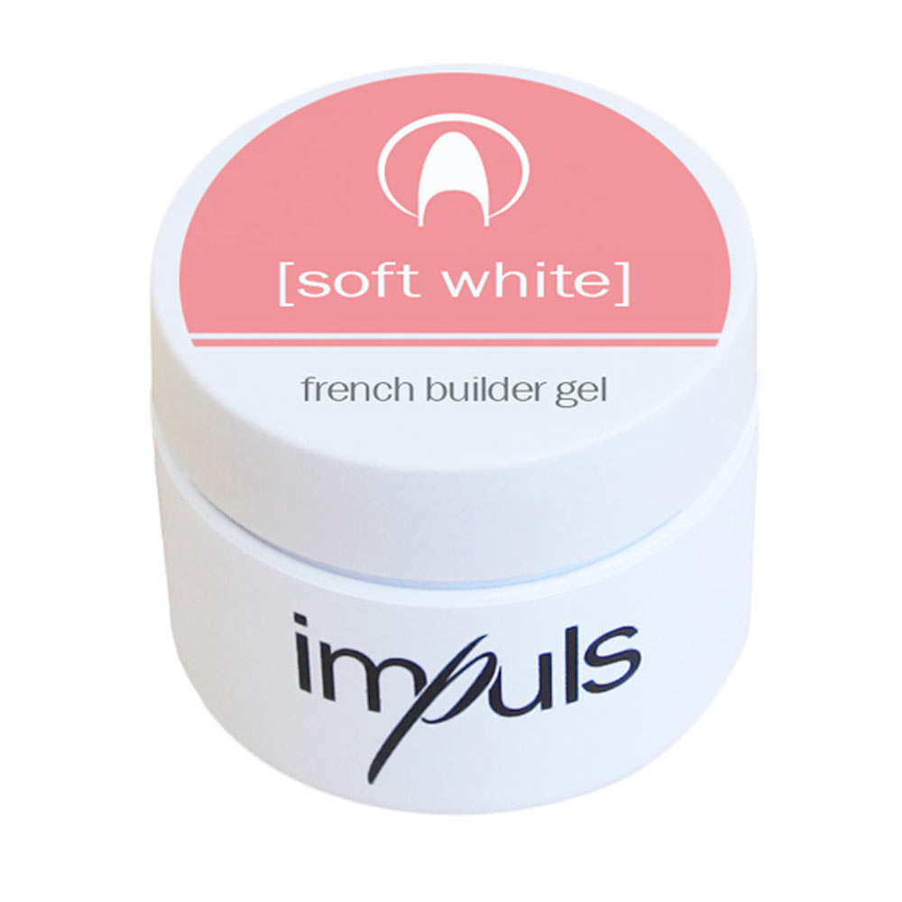 Impuls Soft White, French builder Gel, 5g