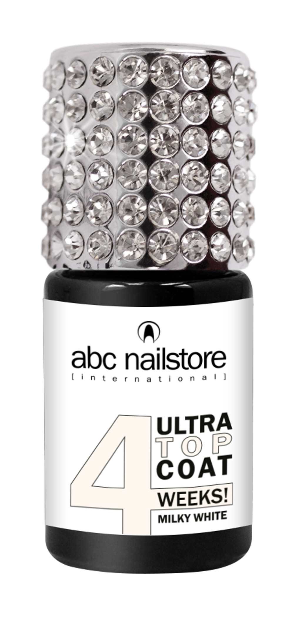 abc nailstore 3DLAC 4WEEKS Ultra Top Coat "milky white", 8ml