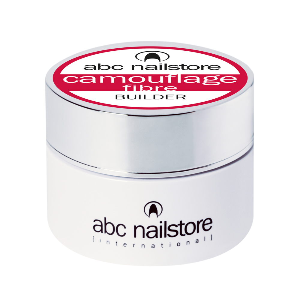 abc nailstore "Camouflage fibre" Builder Gel für besonders dünne Nagel-Modellagen, 15g