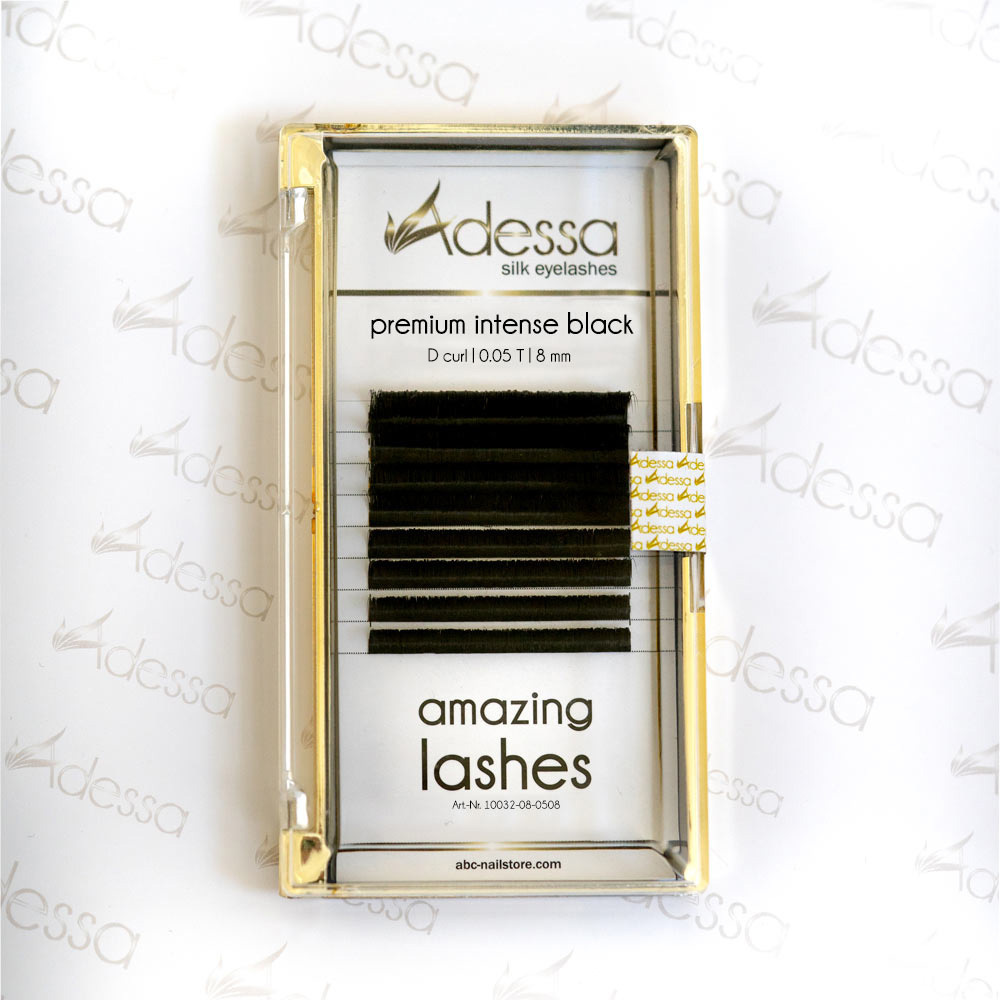 D curl, 0,05/ 8 mm Adessa amazing lashes black