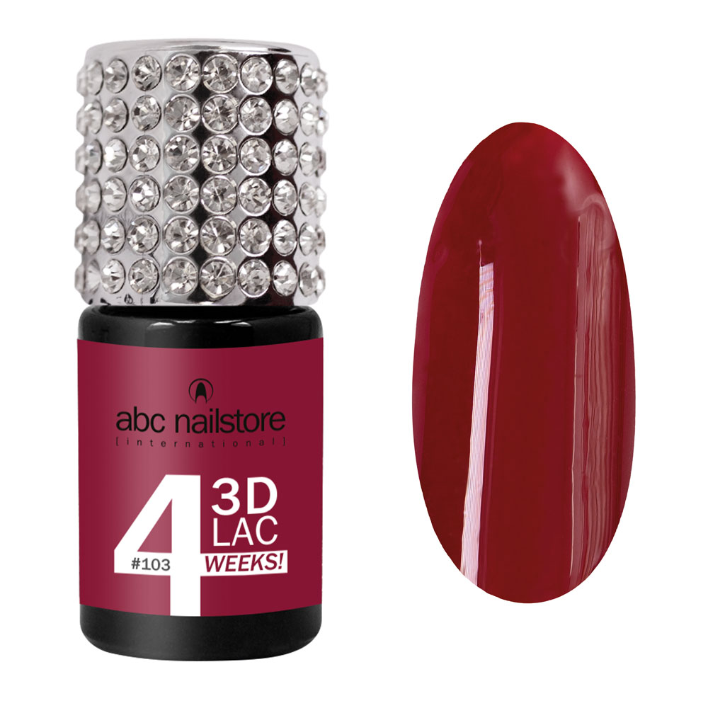 abc nailstore 3DLAC 4WEEKS, berry punch  #103, 8 ml
