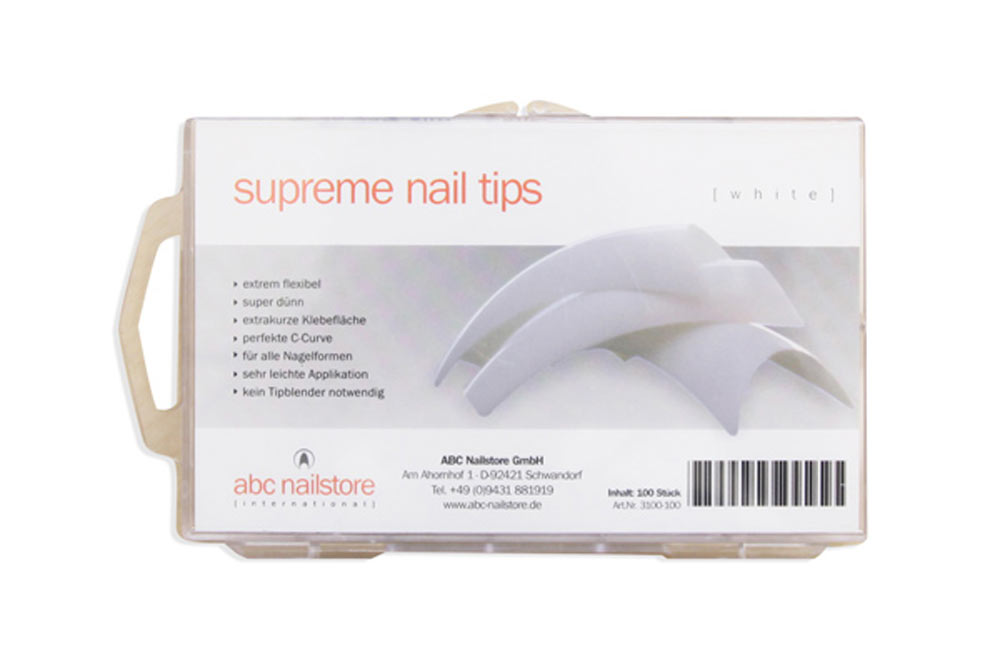 supreme nail tips french, Tipbox mit 100 Stück