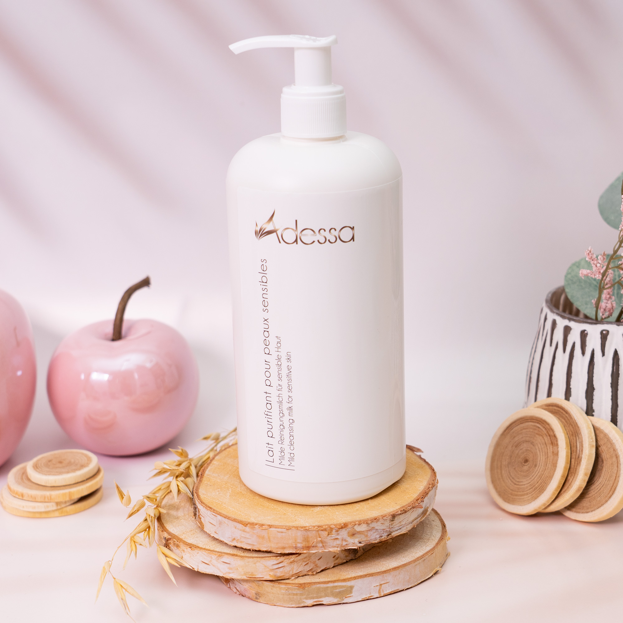 Adessa Milde Reinigungsmilch, 500ml KABINETT