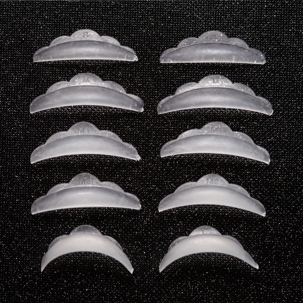 Adessa Lash Lifting Silikonpads, gemischte Größen S, M, M1, M2, L, 5 Paar